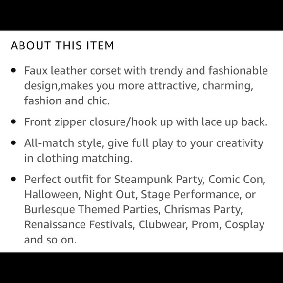 🔥🆕 Sexy Motto Black Corset - Picture 14 of 15